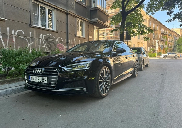 Audi A5 cena 160000 przebieg: 76450, rok produkcji 2019 z Kraków małe 121